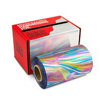 COLOREAST Фольга 12 мкм, 50 м, коробка/пилка, радужная